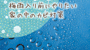 カビ対策は予防が一番！梅雨入り前に知っておきたい場所別お掃除＆快適ルーム術