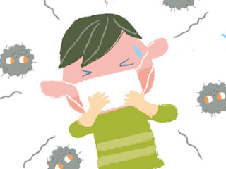 咳をする子供