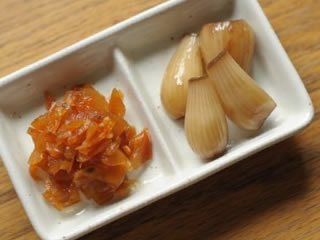 着色料に気をつけたい福神漬け