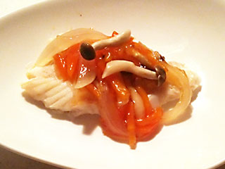 白身魚のあんかけ