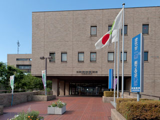 市役所の正面