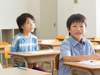 教室内で