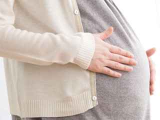 妊婦のお腹