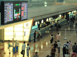 空港ロビー