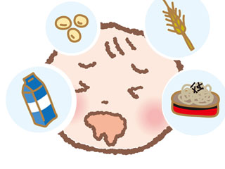 赤ちゃんとアレルギー食材