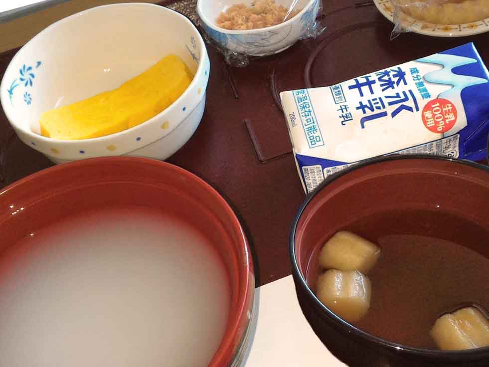 3部粥の病院食