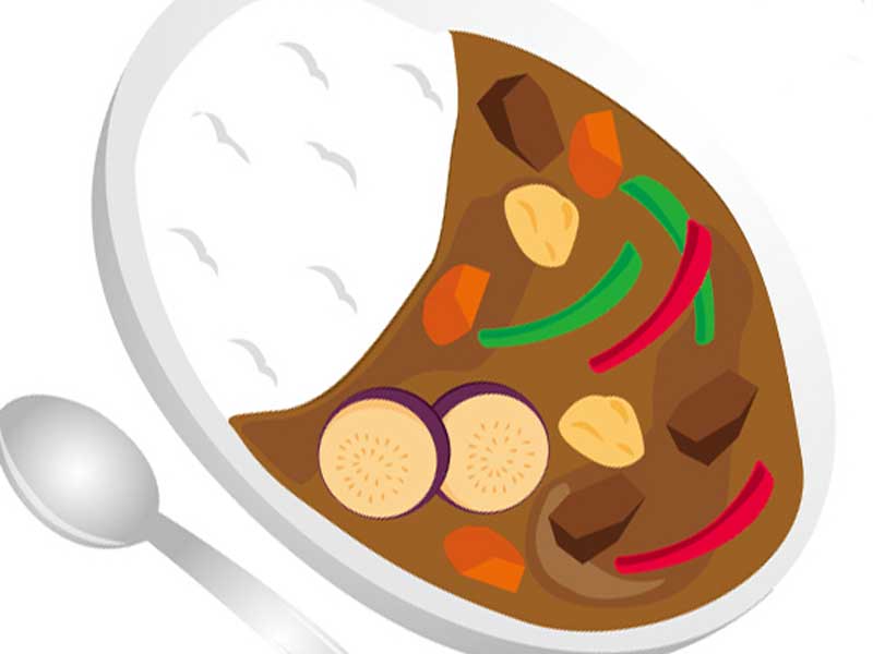 カレーのイラスト