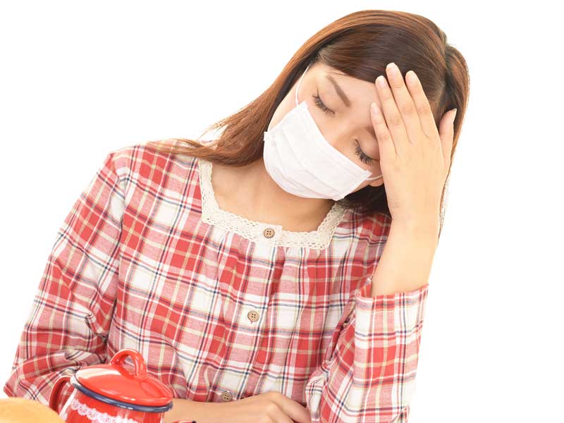 熱っぽい女性