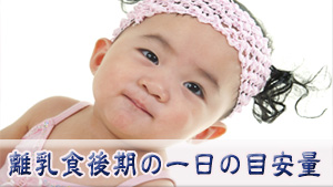 離乳食後期の量は何グラム？1回の目安量とおやつ･水分･フォローアップミルクの目安