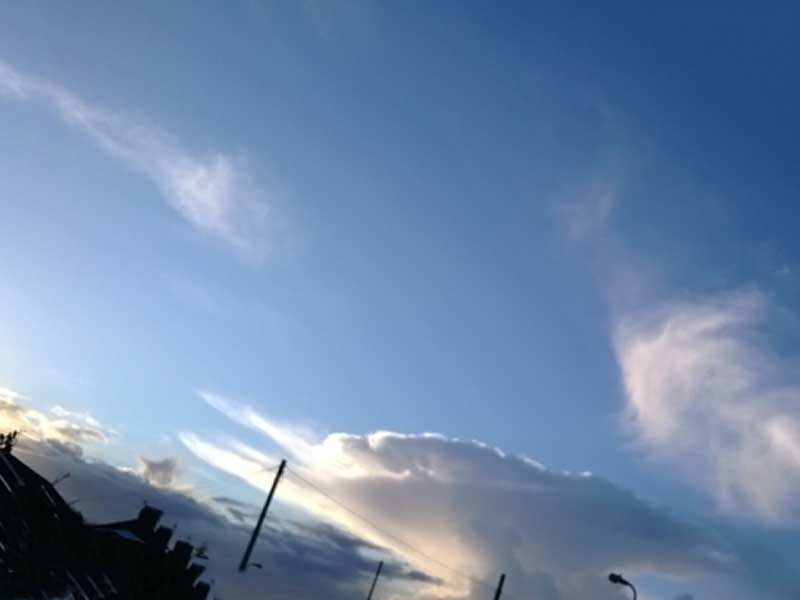 夕方の空