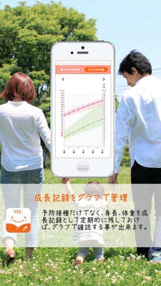 予防接種ナビアプリの画面キャプチャ