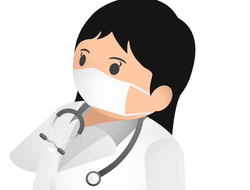 女性医師のイラスト