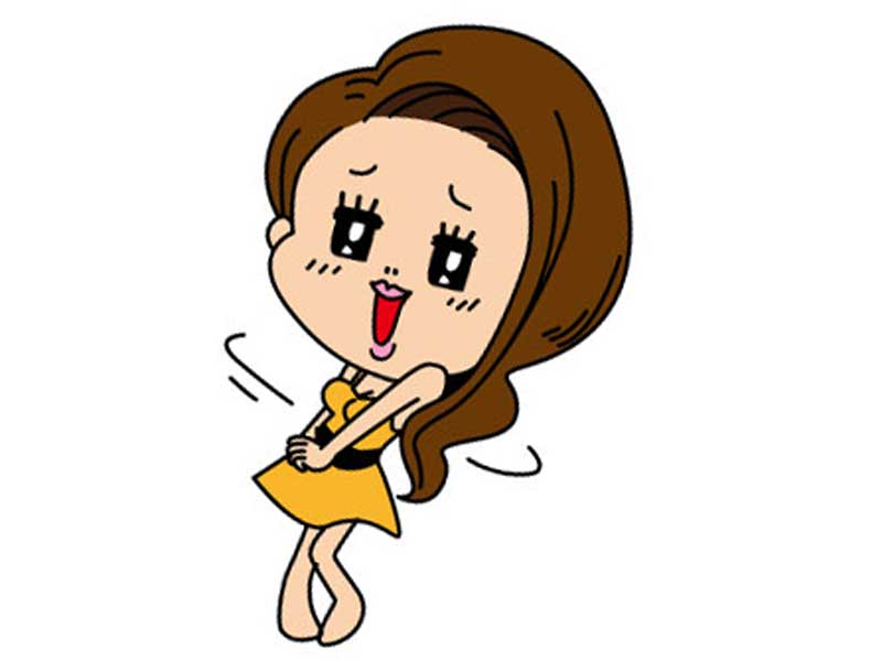 綺麗な女性のイラスト