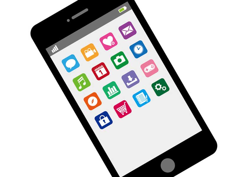 スマホのイラスト