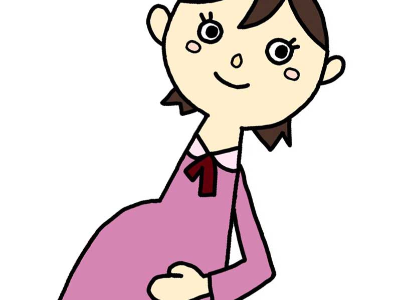 妊婦さんのイラスト