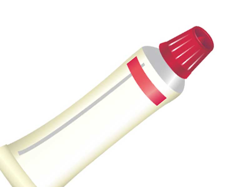 軟膏薬のイラスト