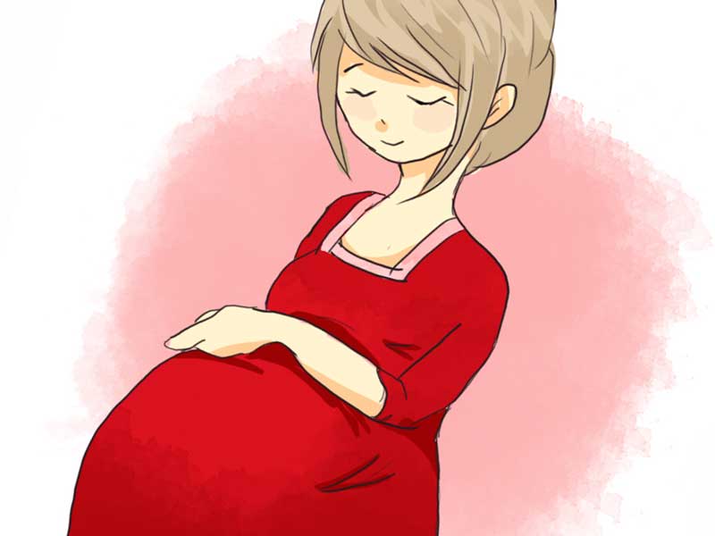 妊婦さんのイラスト