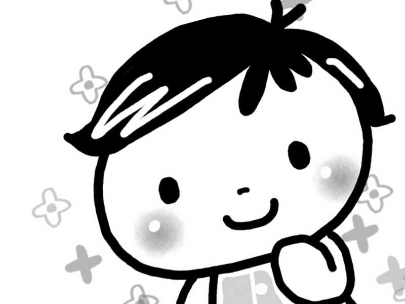 可愛い子供のイラスト
