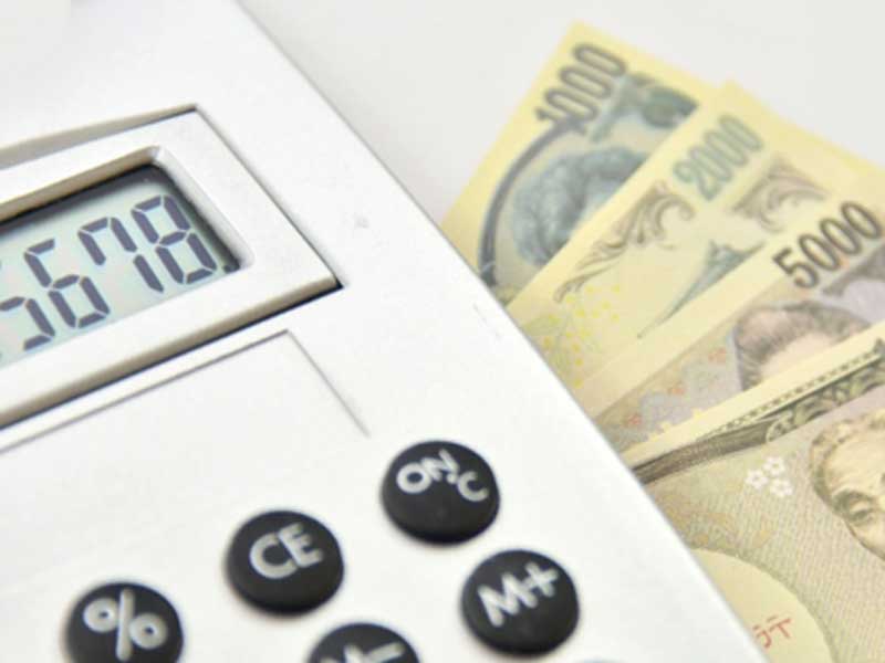 電卓とお金