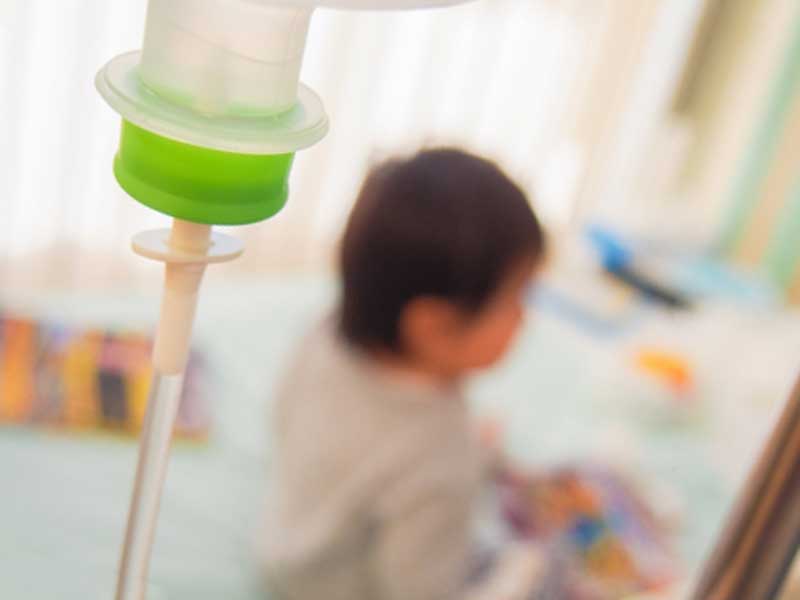 入院をしている子供