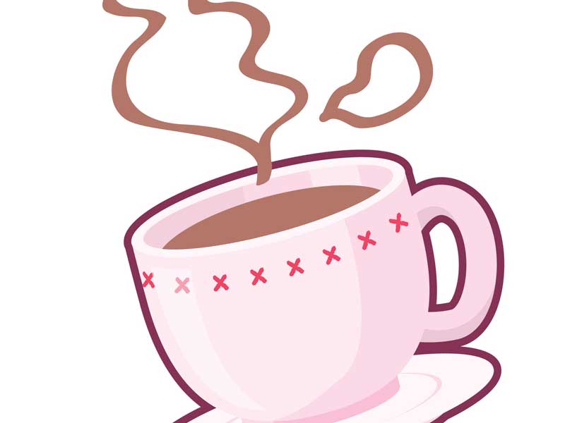 暖かい飲み物のイラスト