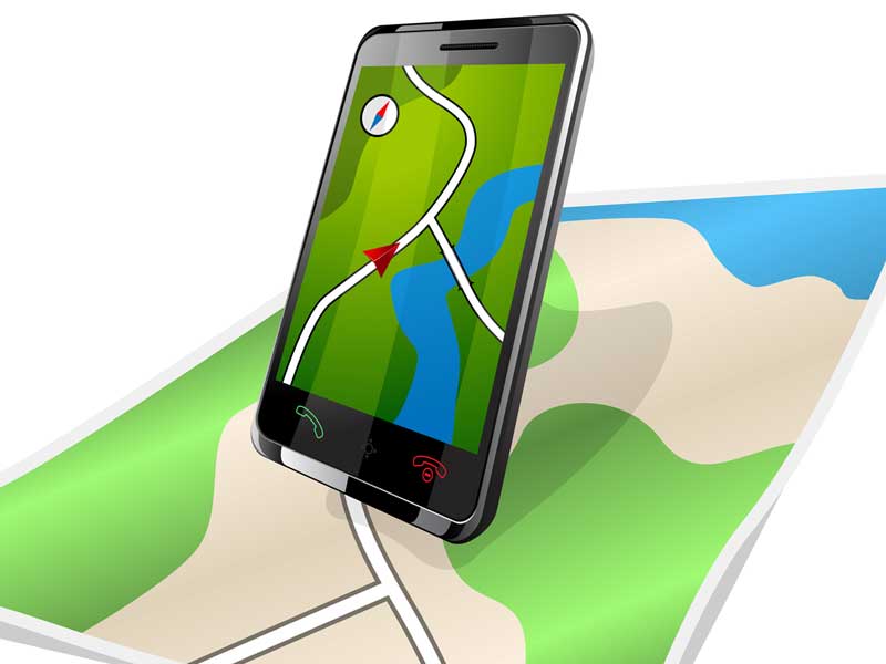 スマートフォンの位置情報サービス
