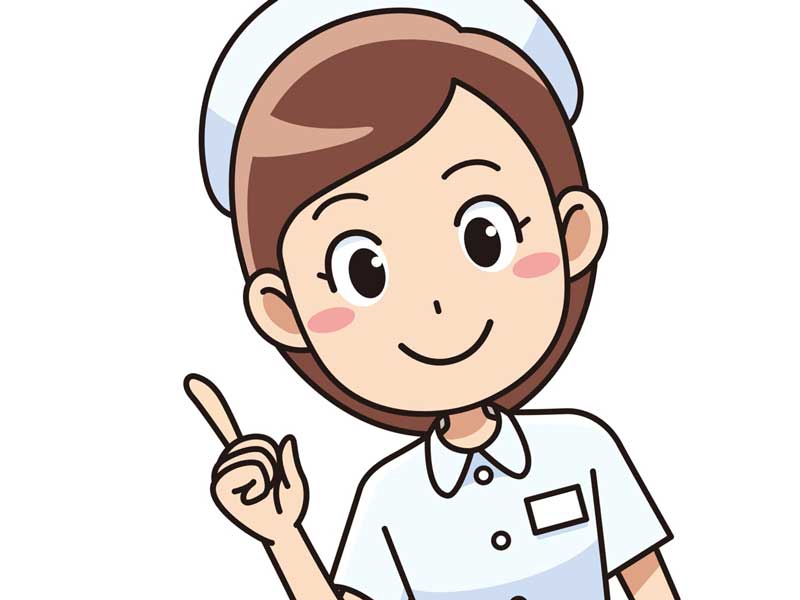 病院の看護婦のイラスト