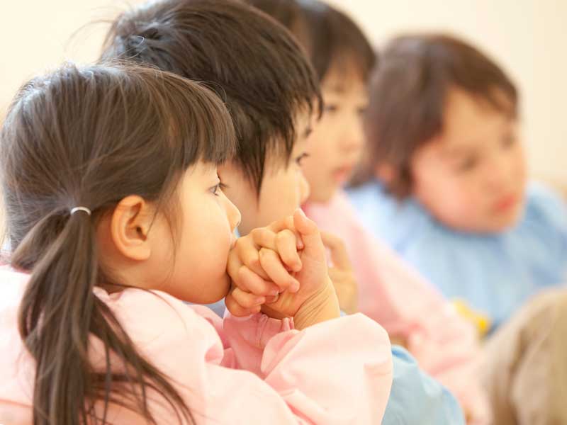 幼稚園の子供達