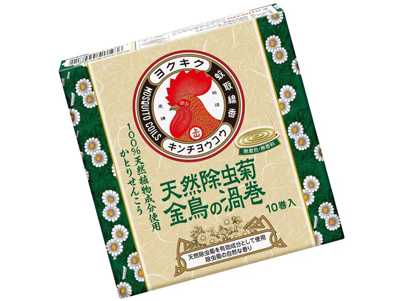 天然除虫菊 金鳥の渦巻