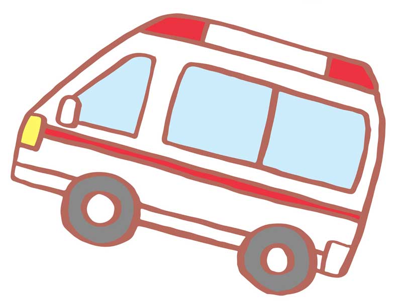 救急車のイラスト