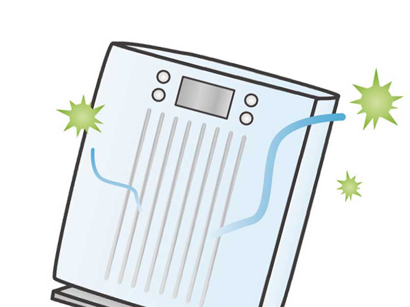 空気清浄器のイラスト