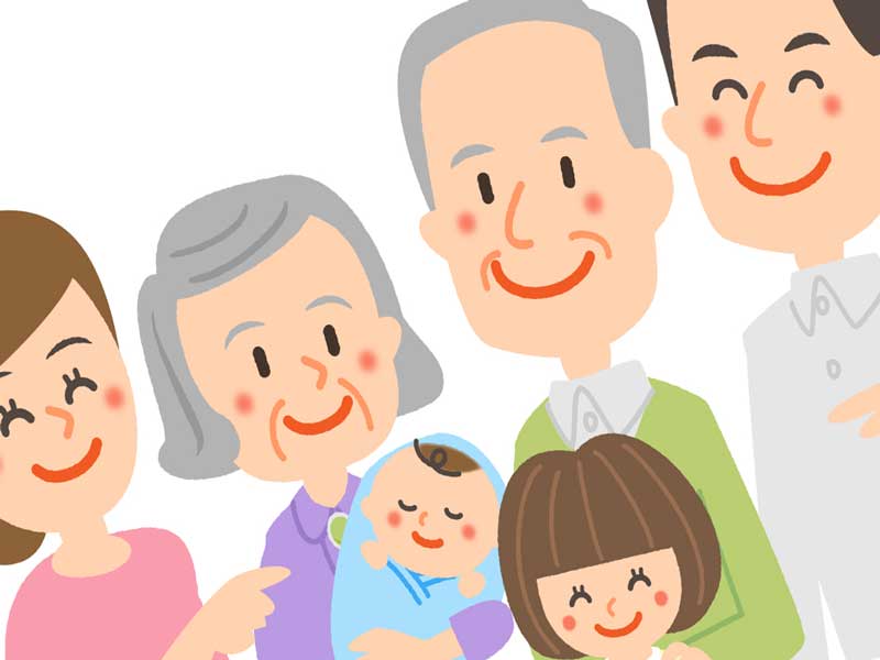 家族のイラスト