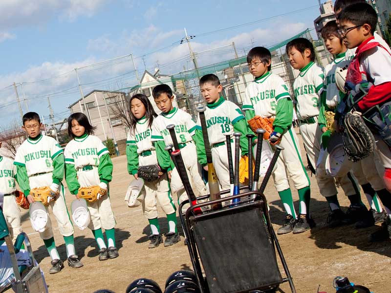 スポーツ少年団の子供達