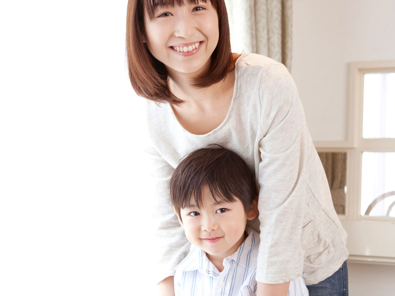 仲がいい親子