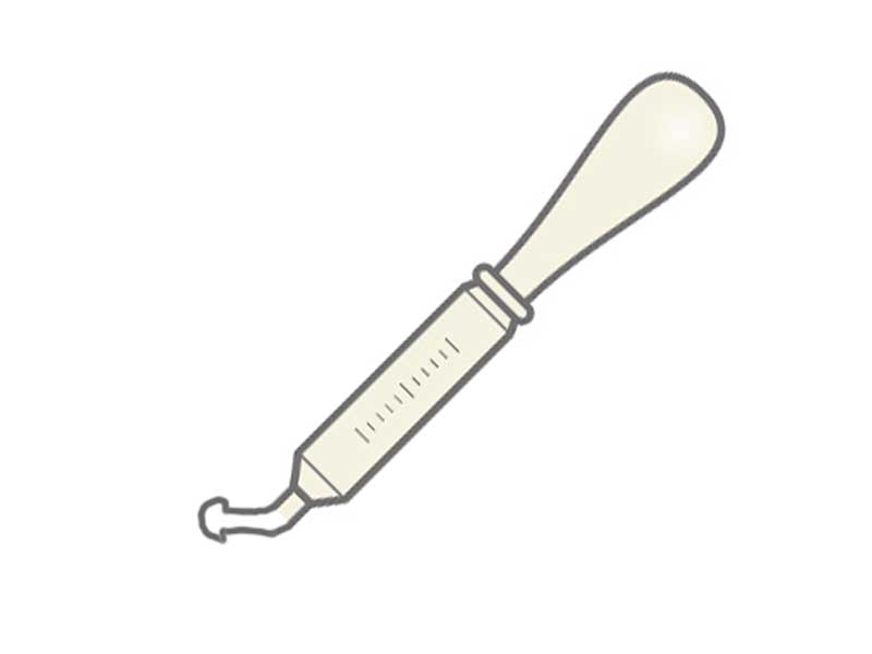 薬を飲ませるためのスポイトのイラスト