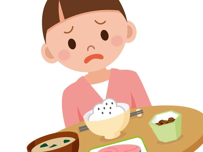 食欲不振な妊婦さん