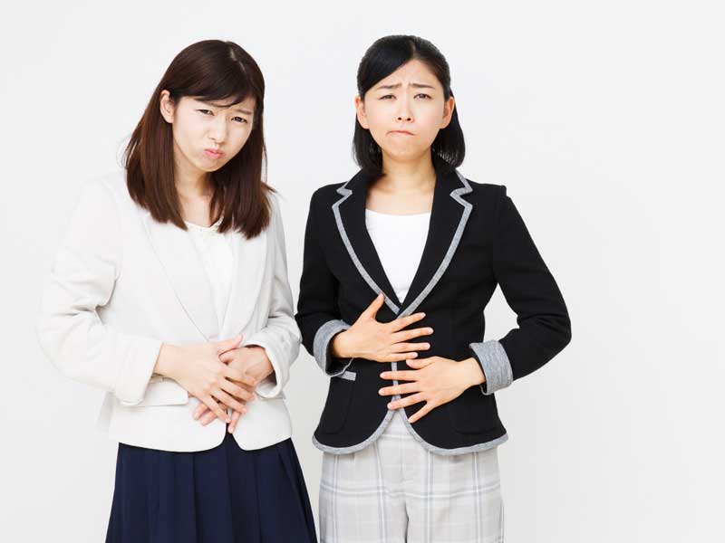 月経痛の女性達