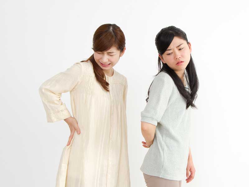 腰痛の女性達