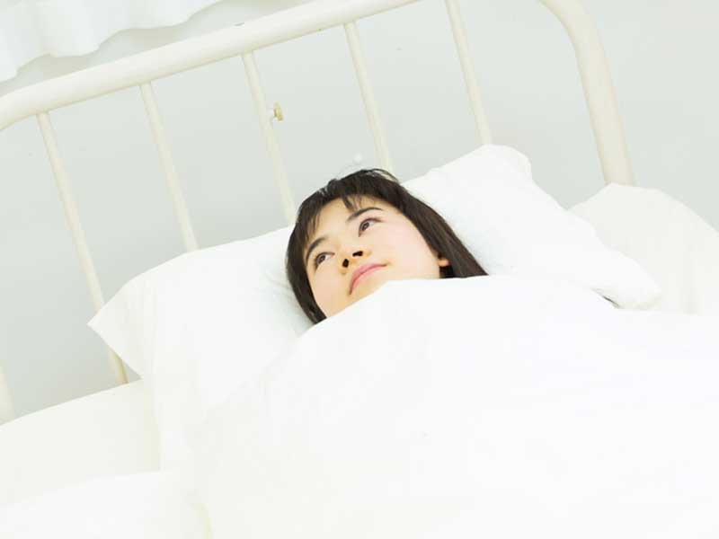 手術後のお母さん