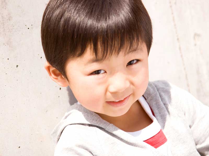 笑顔の子供