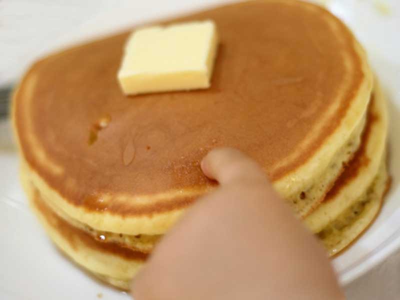 子供が大好きなパンケーキ