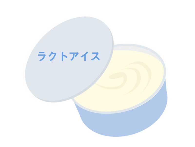 ラクトアイスのイラスト