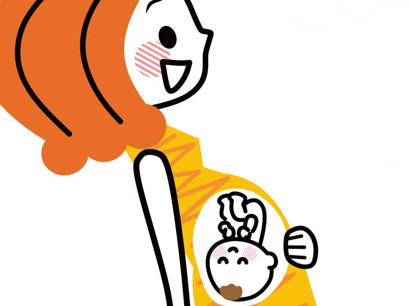 妊婦のイラスト