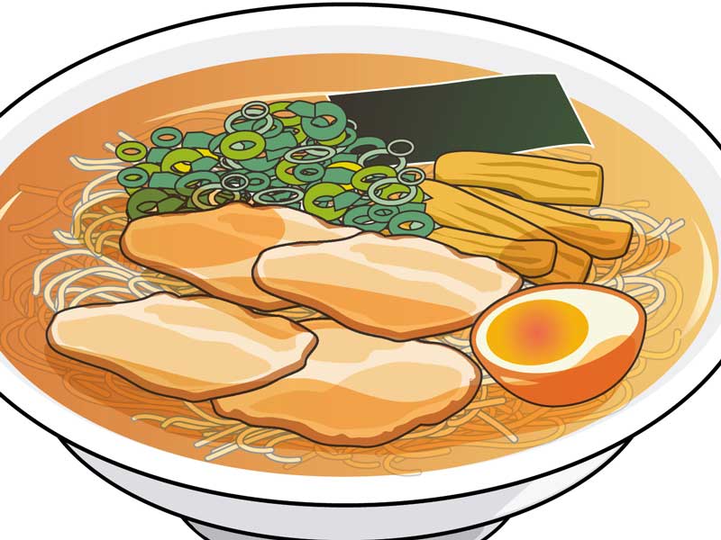 ラーメンのイラスト
