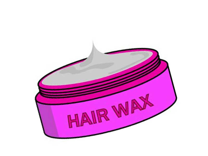 ヘアワックスのイラスト