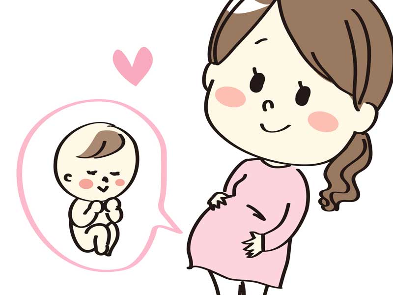 妊婦さんのイラスト
