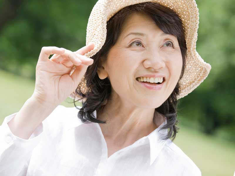 シニアの女性