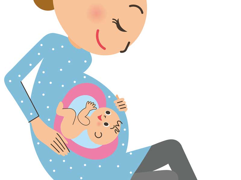 妊婦さんのイラスト