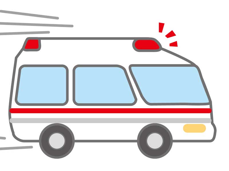 救急車のイラスト