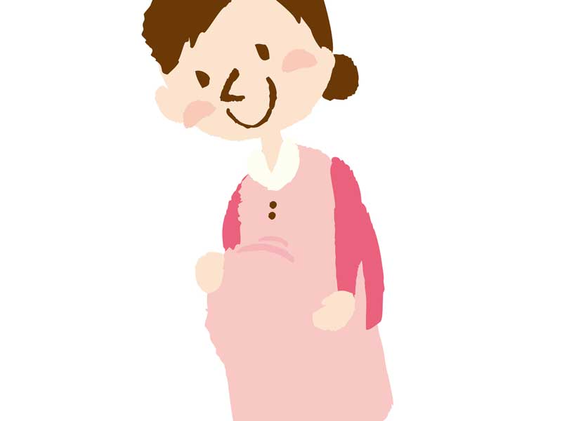 妊婦さんのイラスト